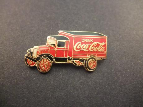 Coca Cola oldtimer model bestelwagen drink Cola